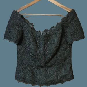 Vintage Helen Morley for Saks Fifth Avenue Bodice Lace Top